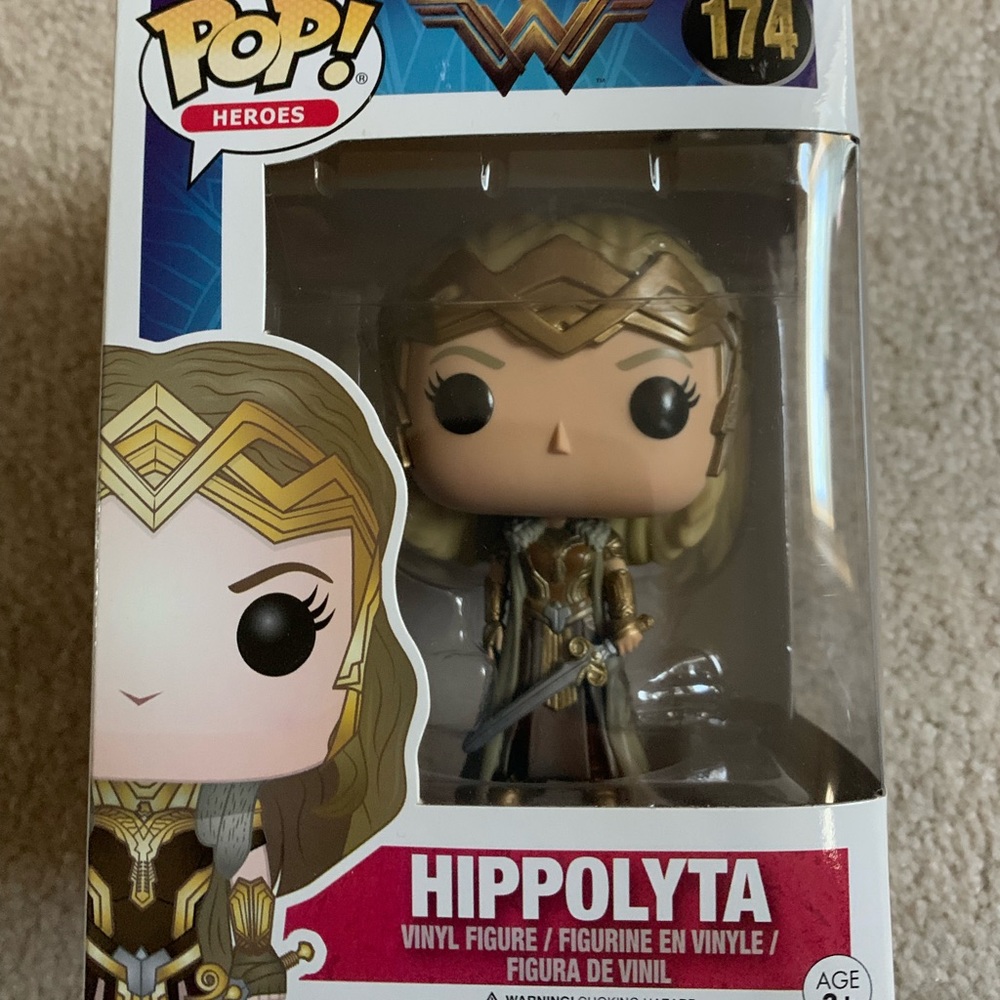 NWT Wonder Woman Hippolyta Funk Pop